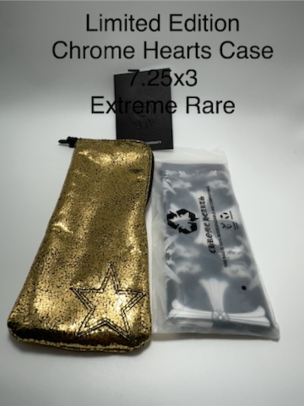 Chrome Hearts Special Edition Leather Case and Cloth - Extremely Rare